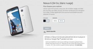 nexus 6 pas cher